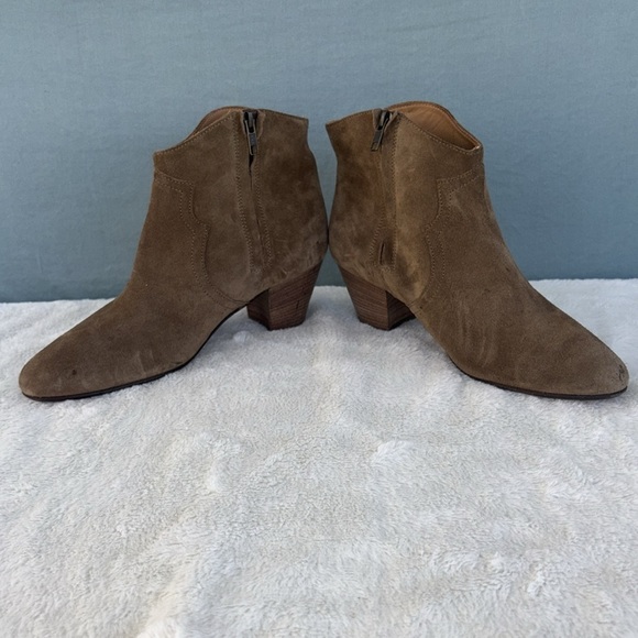 GUC Isabel Marant Brown Ankle Boots with Chunky Heel EU 41 - Picture 2 of 10